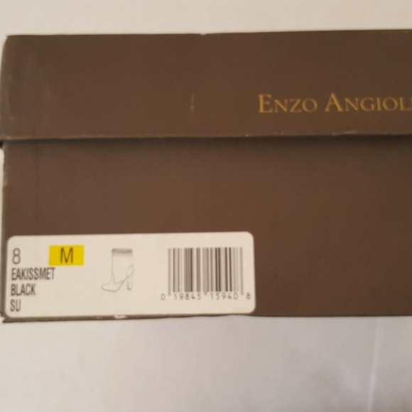 Escarpins ENZO ANGIOLINI En Daim Noir - Taille 6 - Talons Très Hauts - Occasion En Bon état